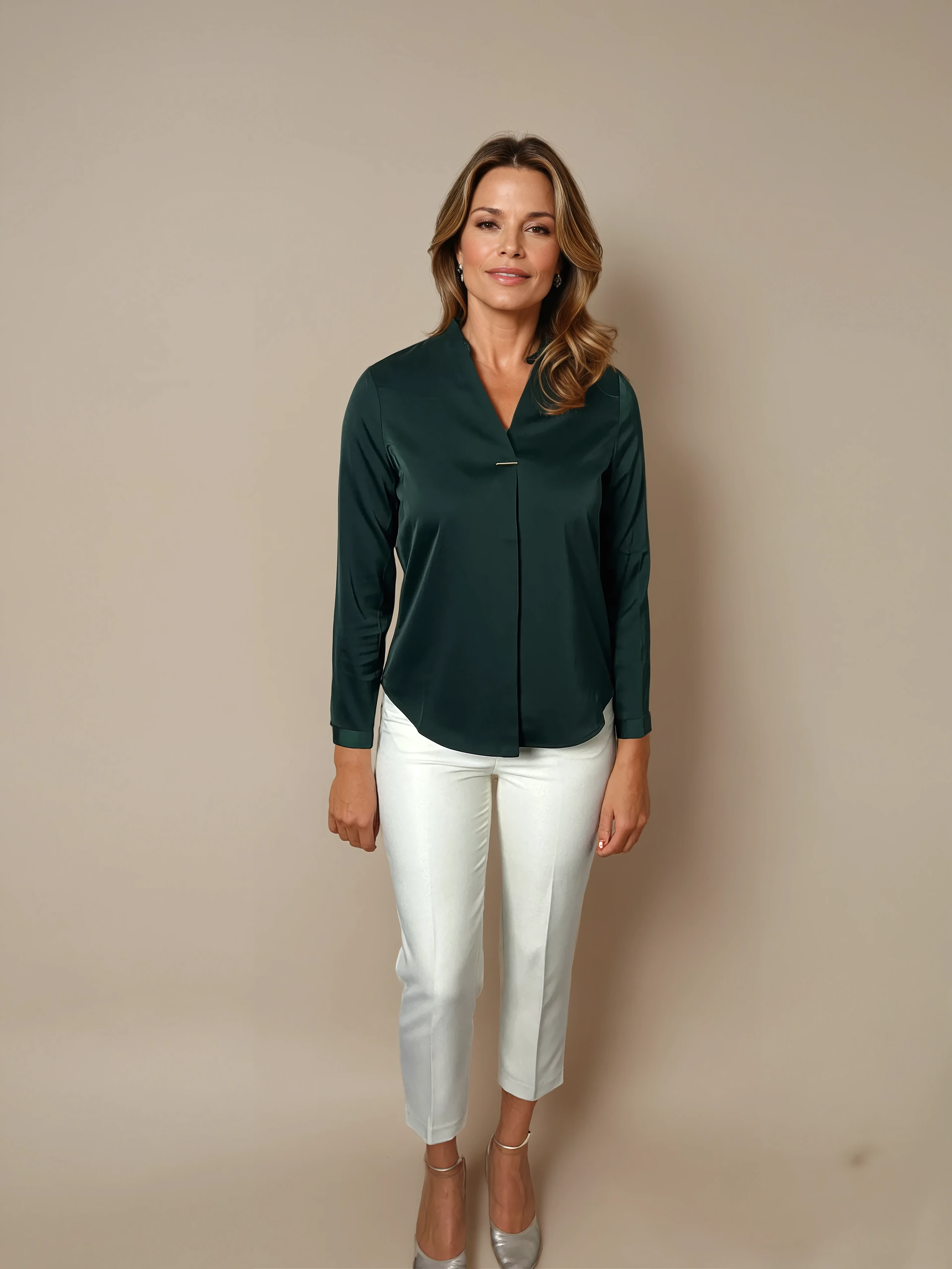 Chique witte pantalon- two piece